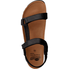Heaven AD Black — Scholl Leather Adjustable Sandal