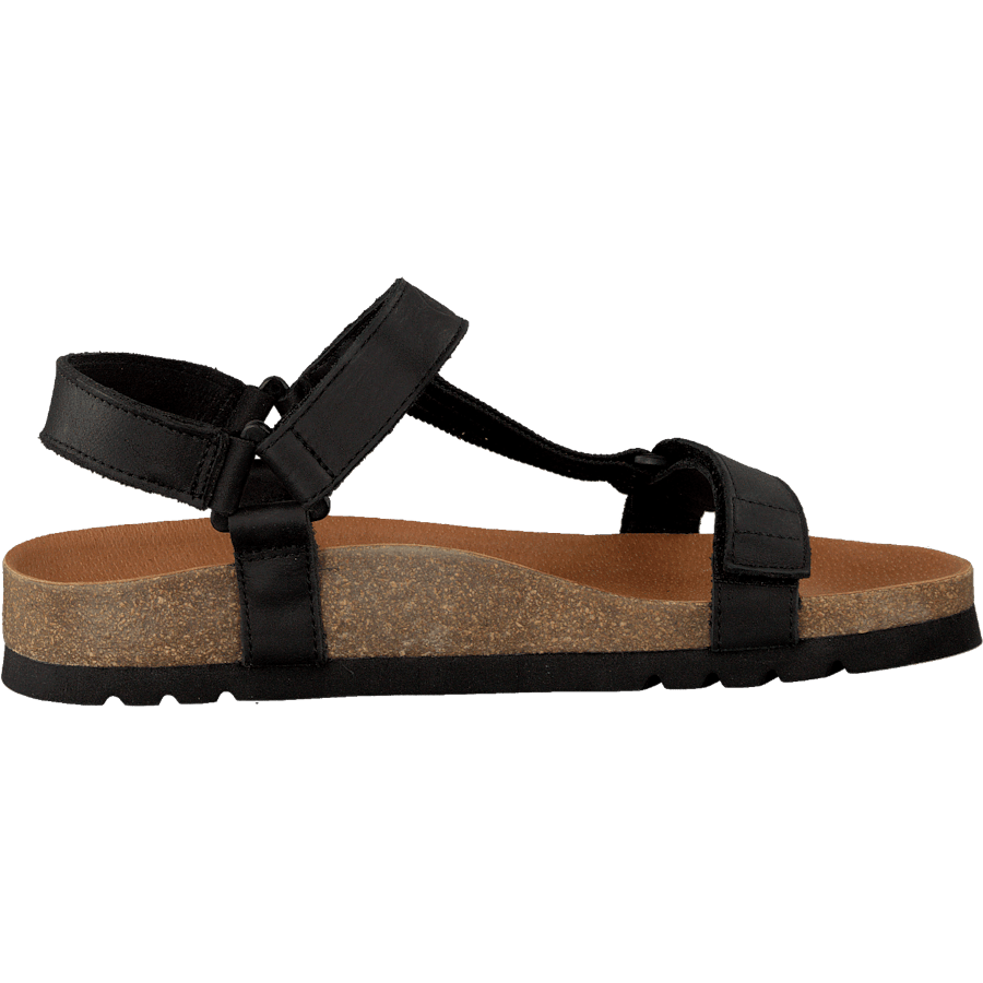 Heaven AD Black — Scholl Leather Adjustable Sandal