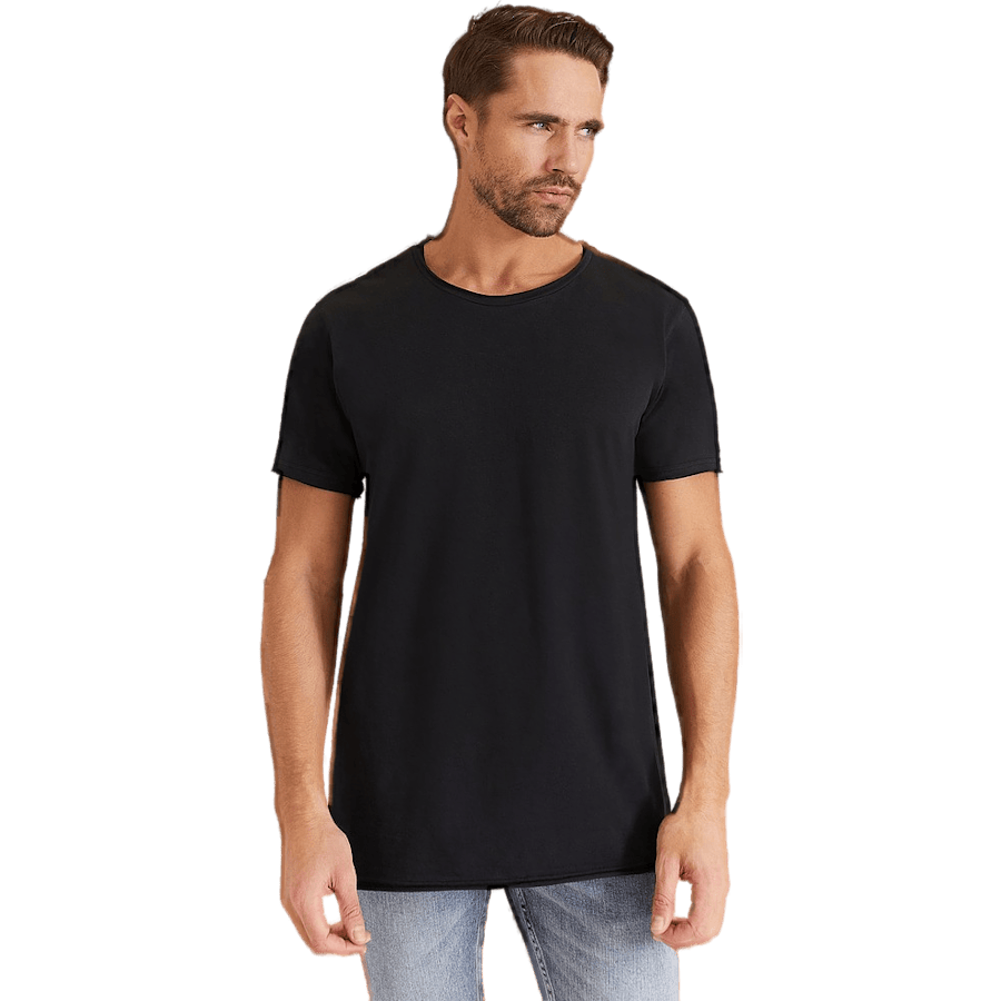 Crew-Neck Relaxed Black