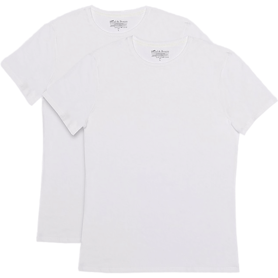 Crew-Neck 2-pack White