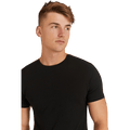 Crew-Neck 2-pack Black