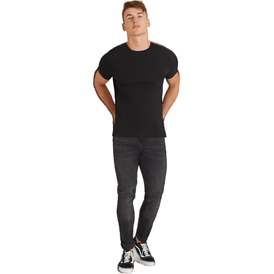 Crew-Neck 2-pack Black