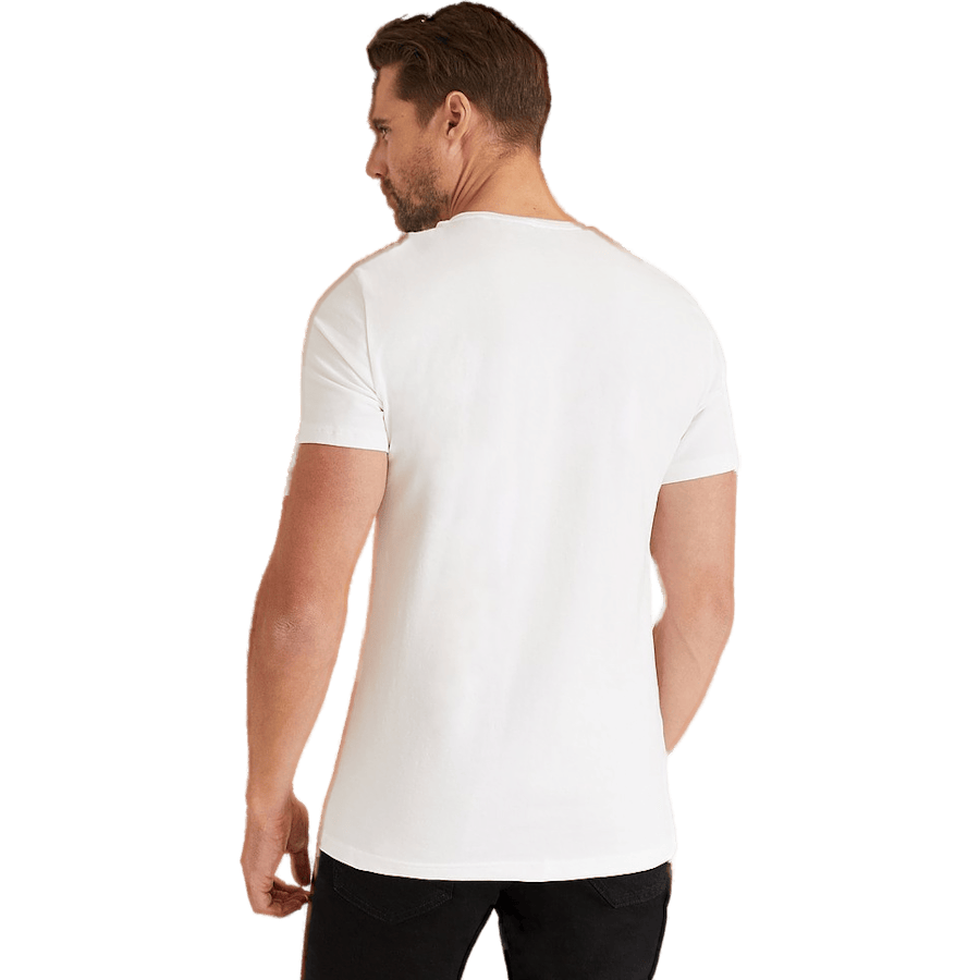Crew-Neck Slim White T-Shirt