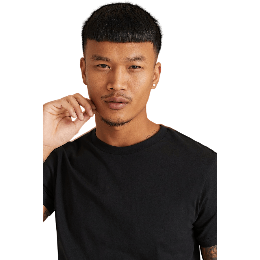Crew-Neck regular Black