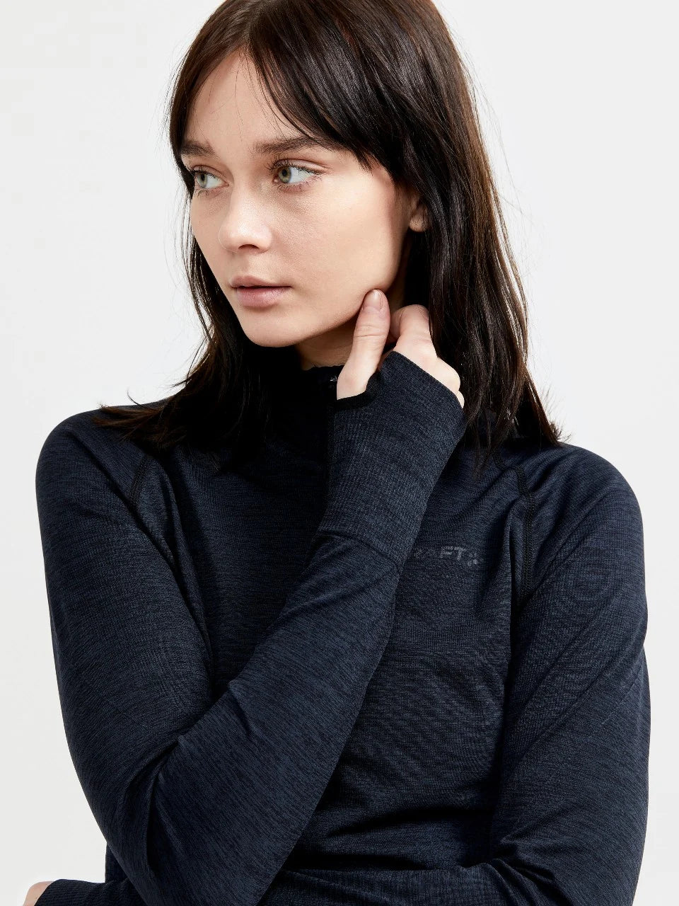 Craft | Stretchig Träningstopp Med Halvzip Dam