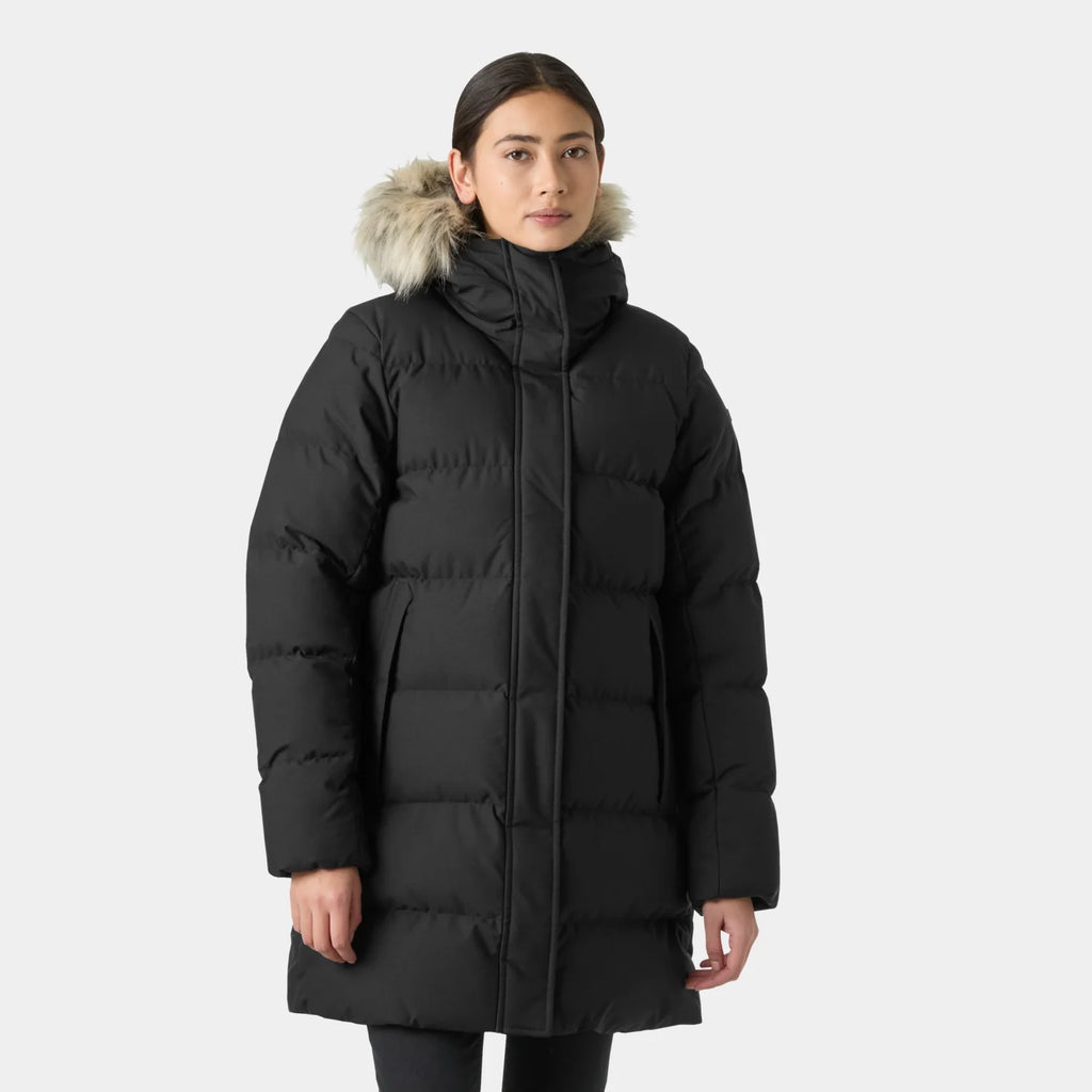 Helly Hansen | Varmfodrade Vinter Dunkappa Dam Med Fuskpäls Huva