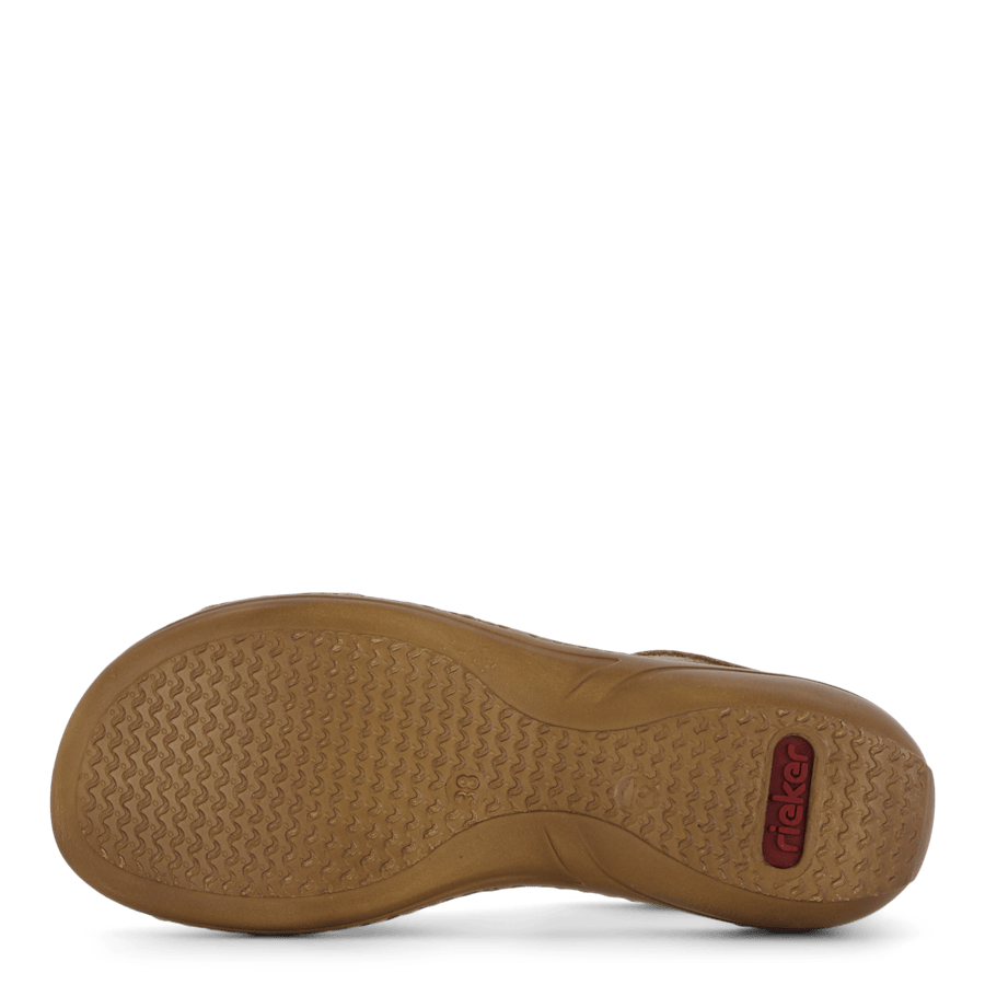 60816-64 Grey Sandal with Jewelry Accents and Velcro Closure
