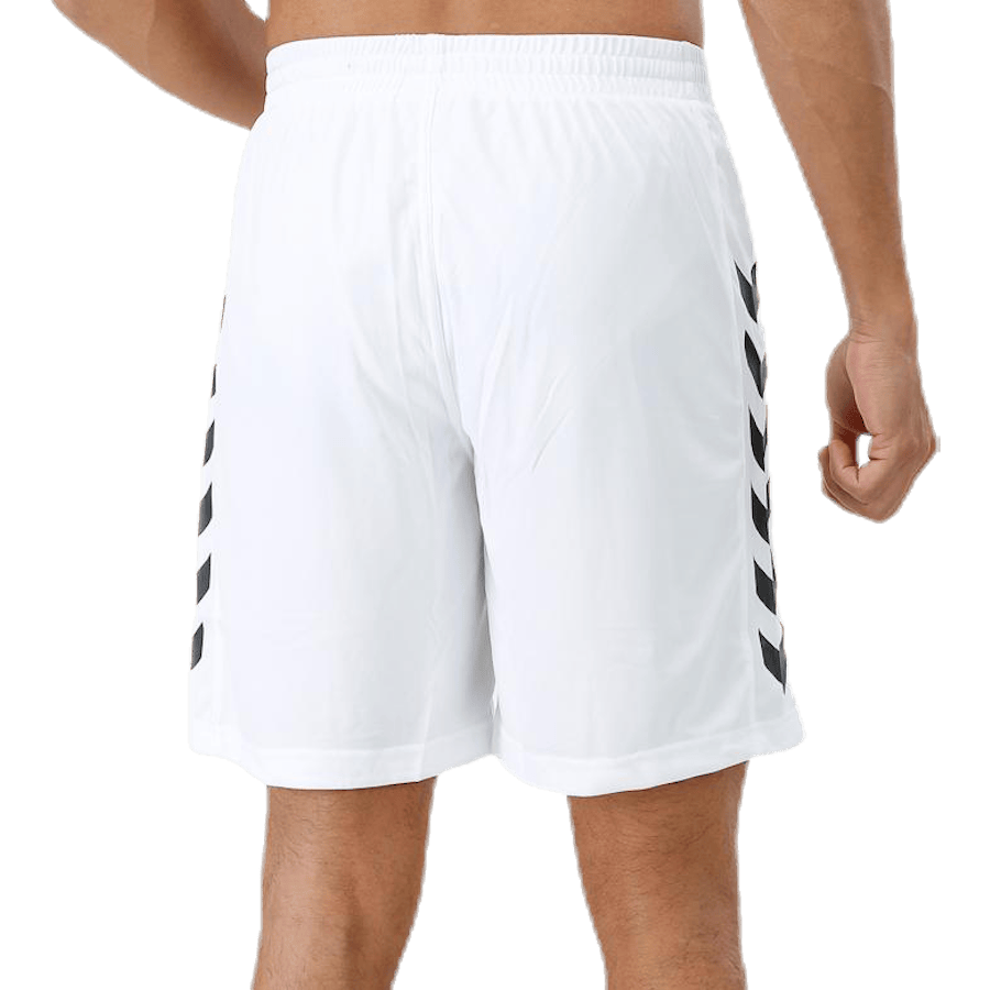 Core Poly Shorts — White
