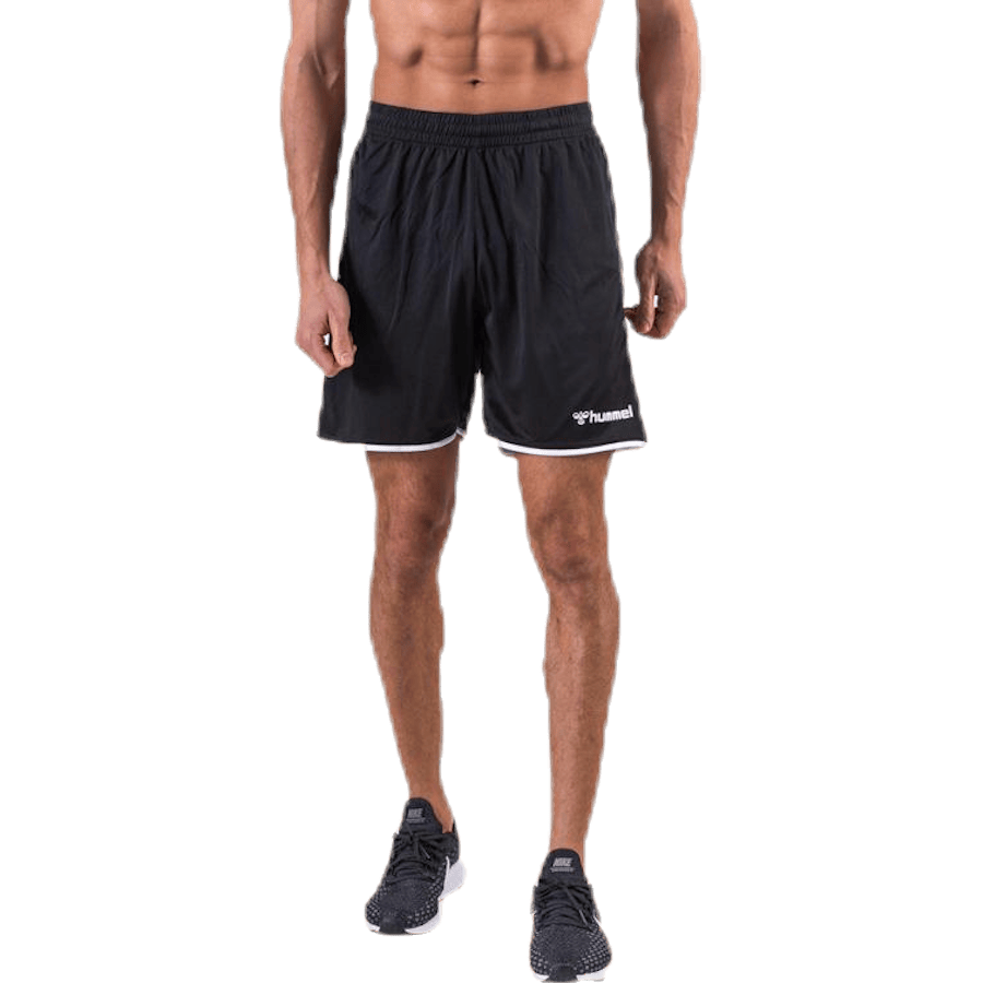 Authentic Poly Shorts White/Black