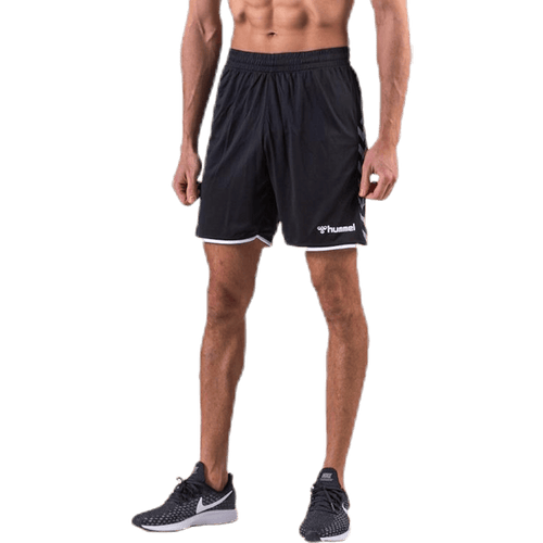 Authentic Poly Shorts White/Black