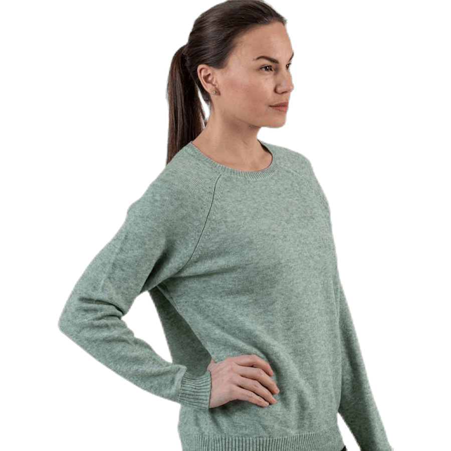 Lesly Kings L/S Pullover Knt Green