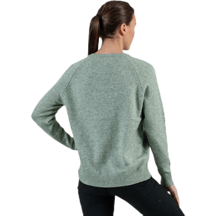Lesly Kings L/S Pullover Knt Green