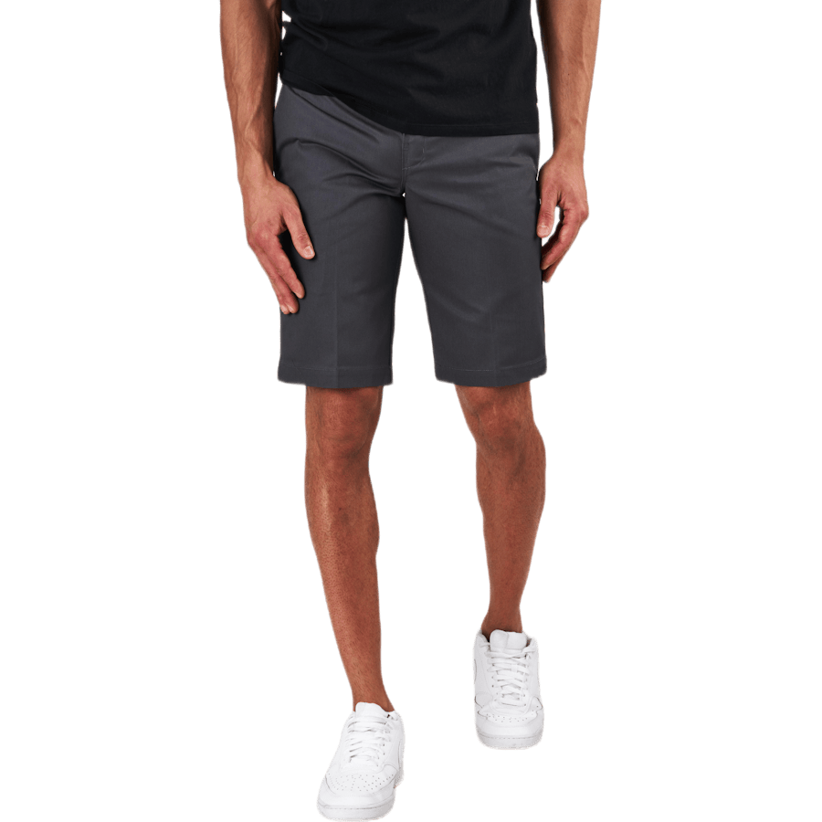 11" Slim Straight Work Shorts Gray