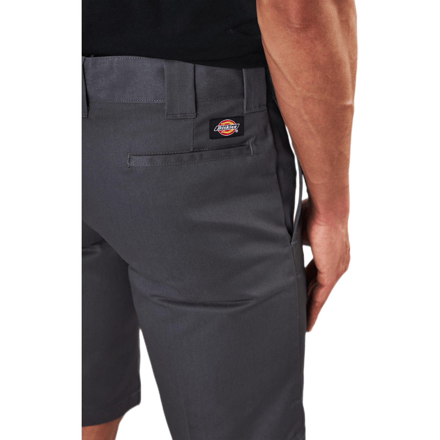11" Slim Straight Work Shorts Gray