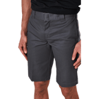 11" Slim Straight Work Shorts Gray