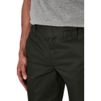 11" Slim Straight Work Shorts — Green