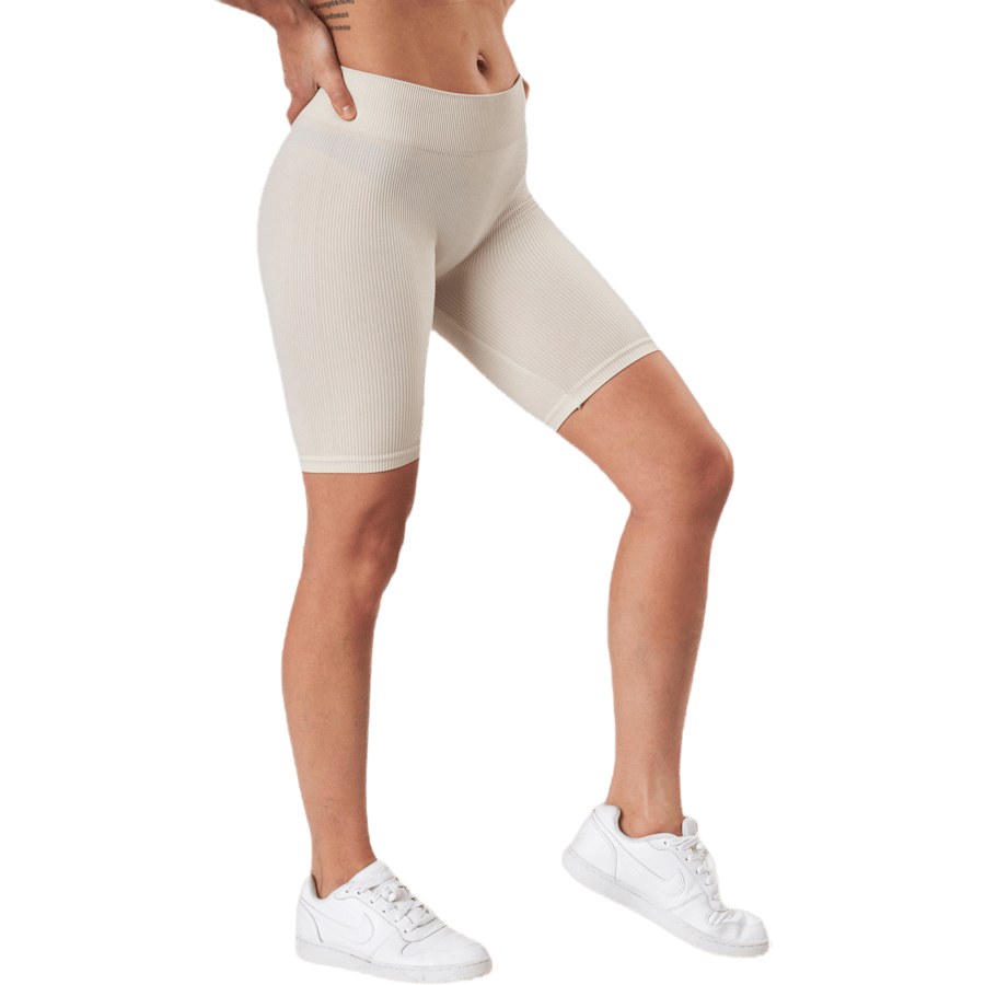 Vicky Rib Seamless Shorts Grey