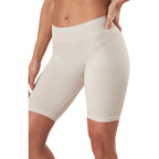 Vicky Rib Seamless Shorts Grey