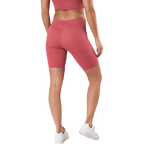 Vicky Rib Seamless Shorts Red