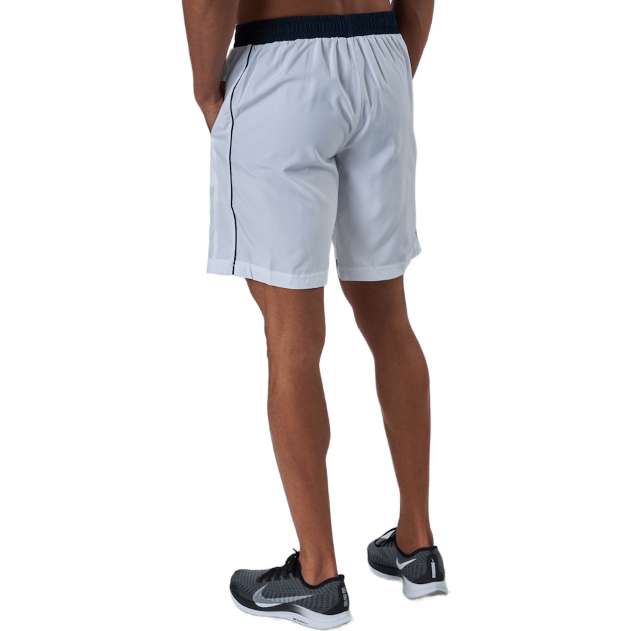 Club Tech Shorts White/Navy — Sergio Tacchini