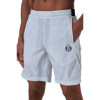 Club Tech Shorts White/Navy — Sergio Tacchini
