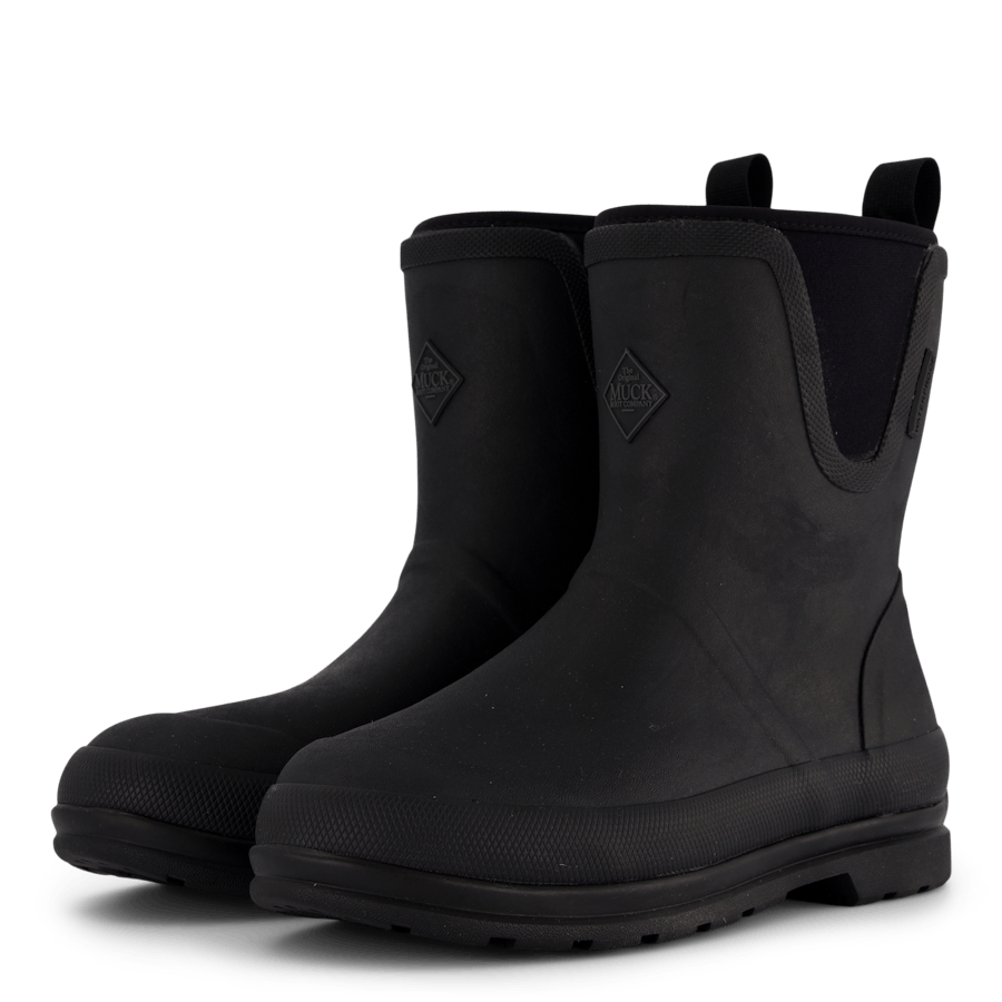 Muck Boot | Svarta Vattentäta Gummistövlar Unisex Med Medelhögt Skaft