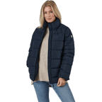 Clara | Vadderad Marinblå Dunjacka Dam