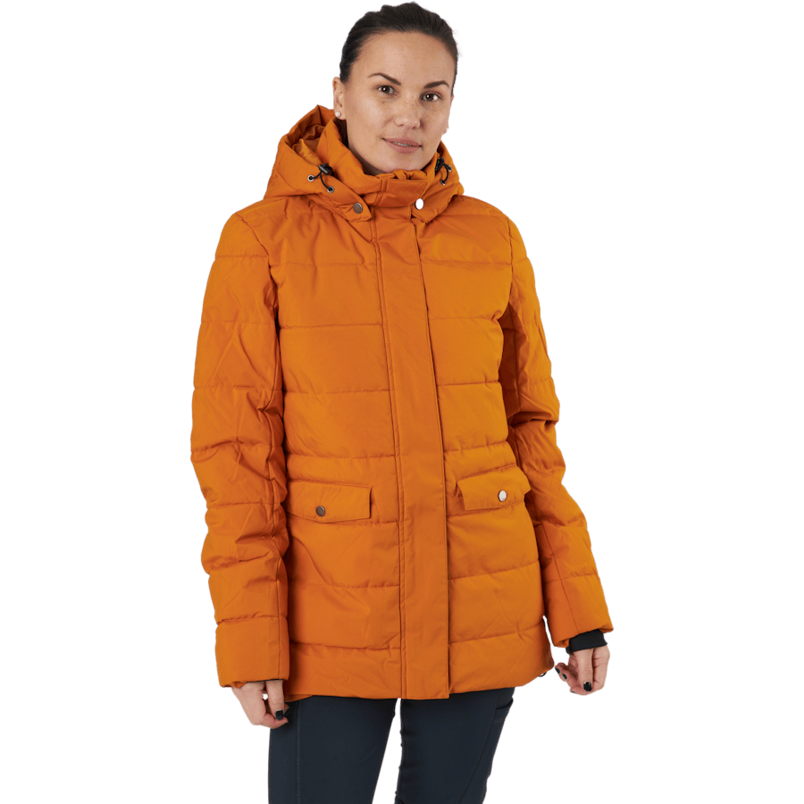 Tuxer | Varmfodrad & Vadderad Jacka Dam I Orange