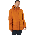 Tuxer | Varmfodrad & Vadderad Jacka Dam I Orange