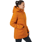 Tuxer | Varmfodrad & Vadderad Jacka Dam I Orange
