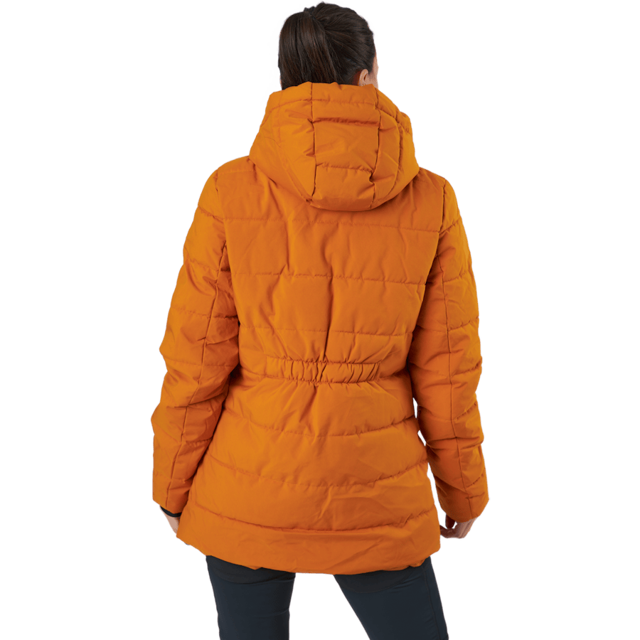 Tuxer | Varmfodrad & Vadderad Jacka Dam I Orange