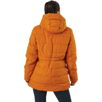 Tuxer | Varmfodrad & Vadderad Jacka Dam I Orange