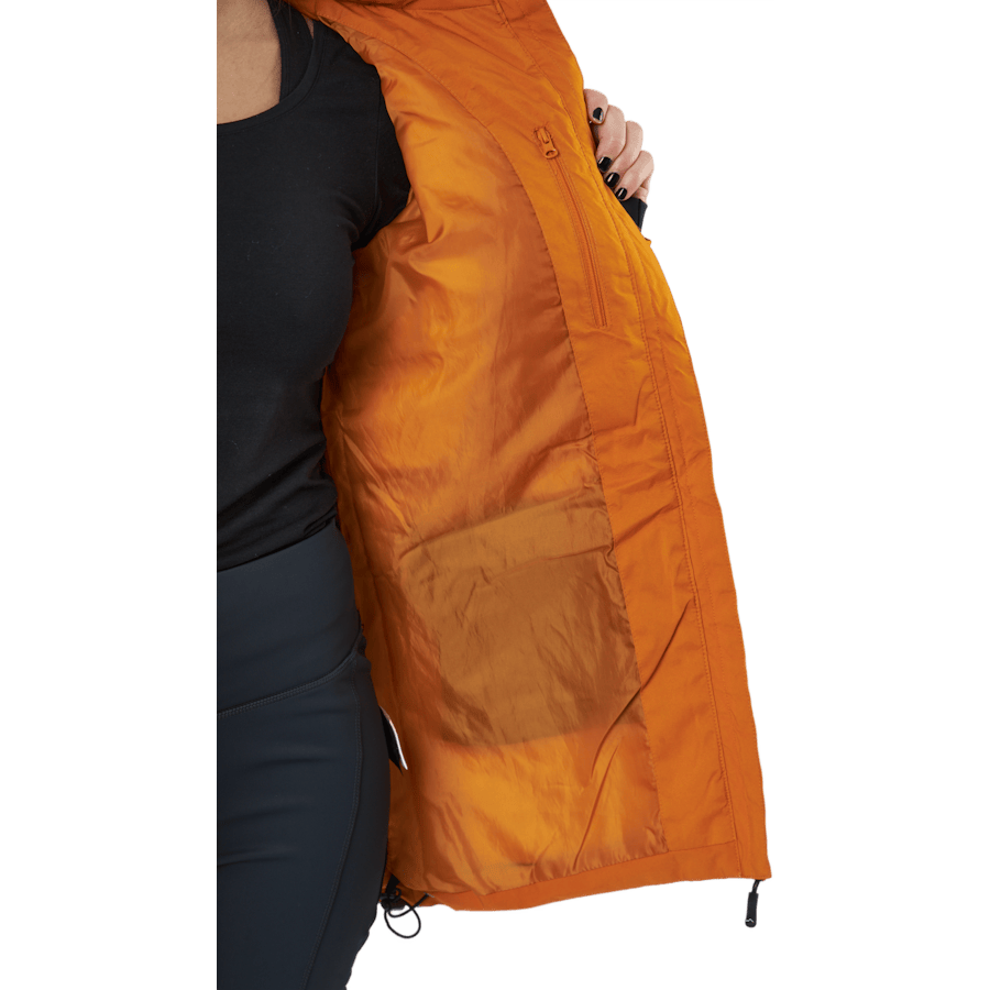 Tuxer | Varmfodrad & Vadderad Jacka Dam I Orange