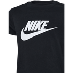 Nike Sportswear Big Kids' T-Shirt - BLACK/WHITE