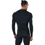 Nike Pro Dri-FIT Men's Tight Fit Long-Sleeve Top BLACK/WHITE