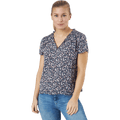 Onlsonja Life S/S V-neck Top — Night Sky