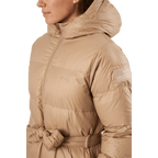 Svea | Elegant Dunjacka Dam Med Markerad Midja