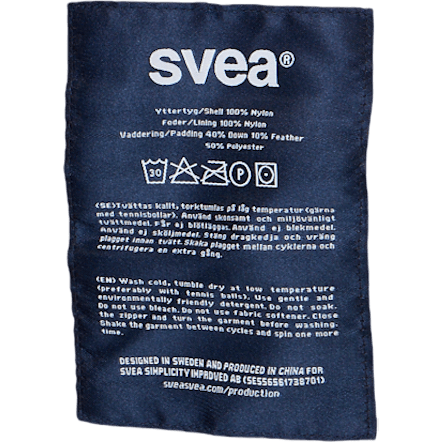 Svea | Elegant Dunjacka Dam Med Markerad Midja