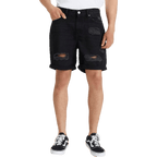 Ripped Denim Shorts Wash