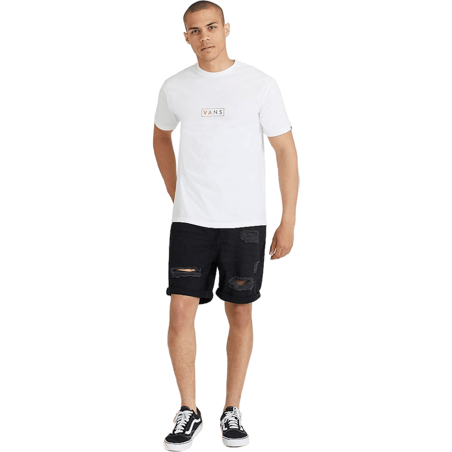 Ripped Denim Shorts Wash