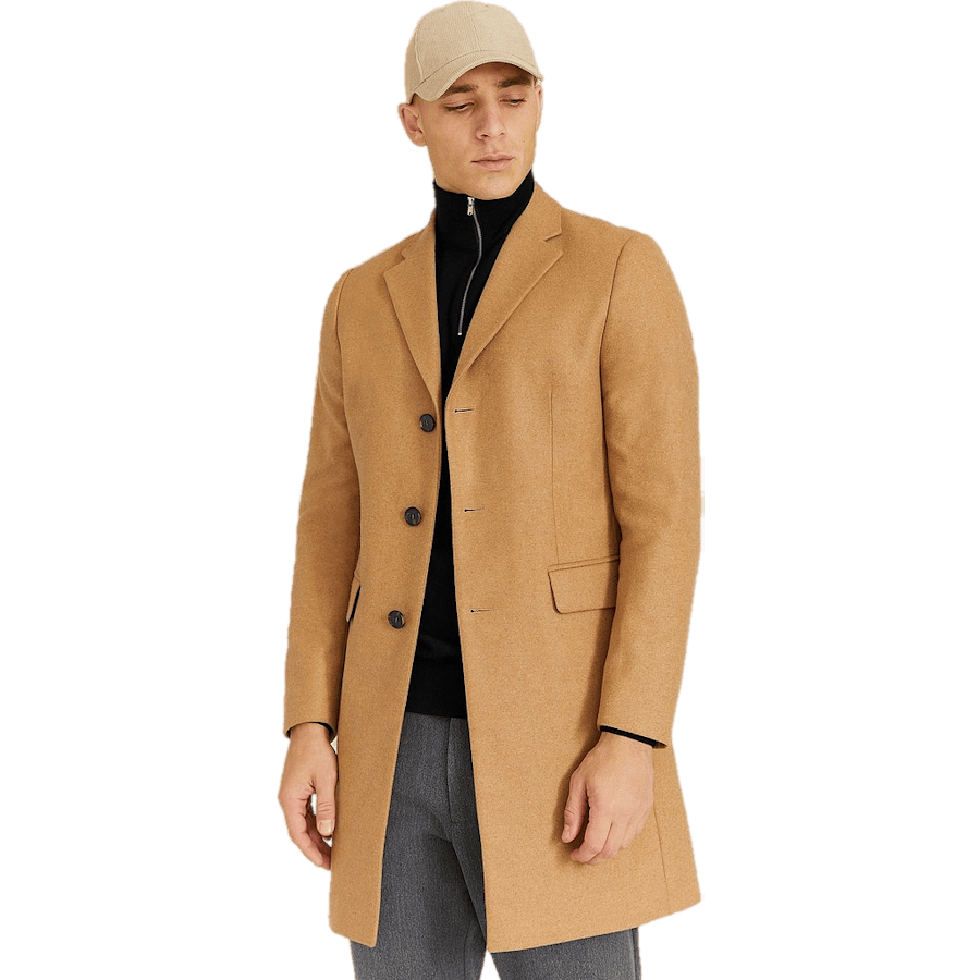 Studio Total Lambton Wool Coat — Camel