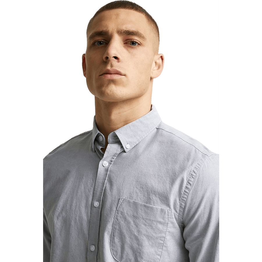Melker Oxford Shirt Grey