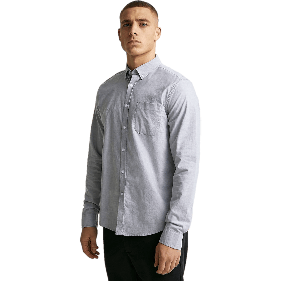 Melker Oxford Shirt Grey