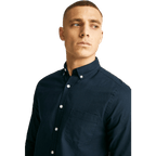 Melker Oxford Shirt — Navy