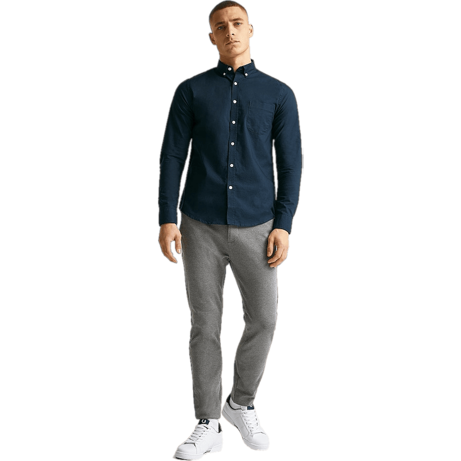Melker Oxford Shirt — Navy
