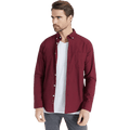 Melker Oxford Shirt — Wine Red