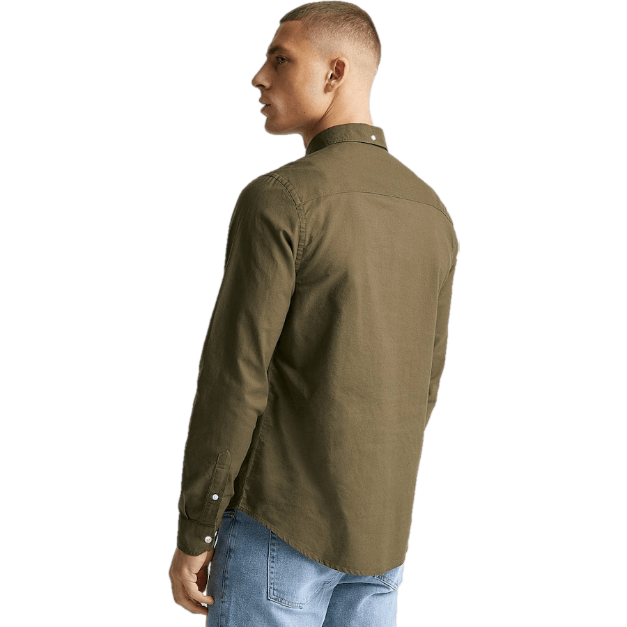 Melker Oxford Shirt — Olive