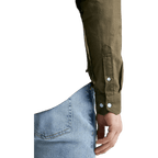 Melker Oxford Shirt — Olive