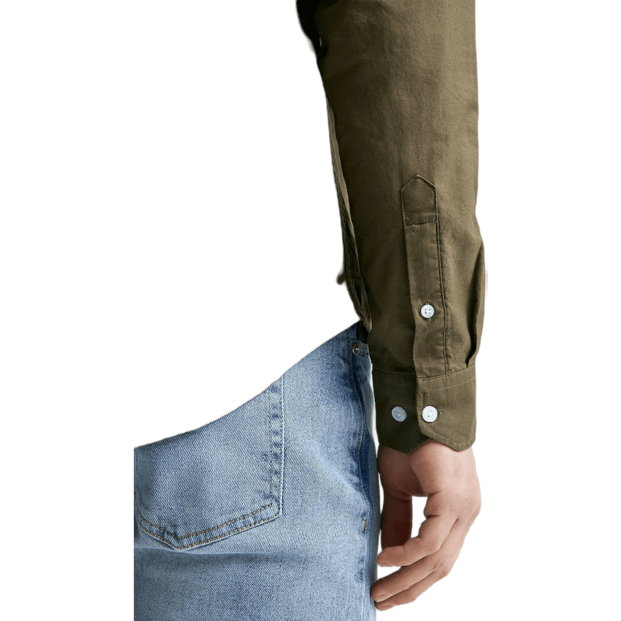Melker Oxford Shirt — Olive