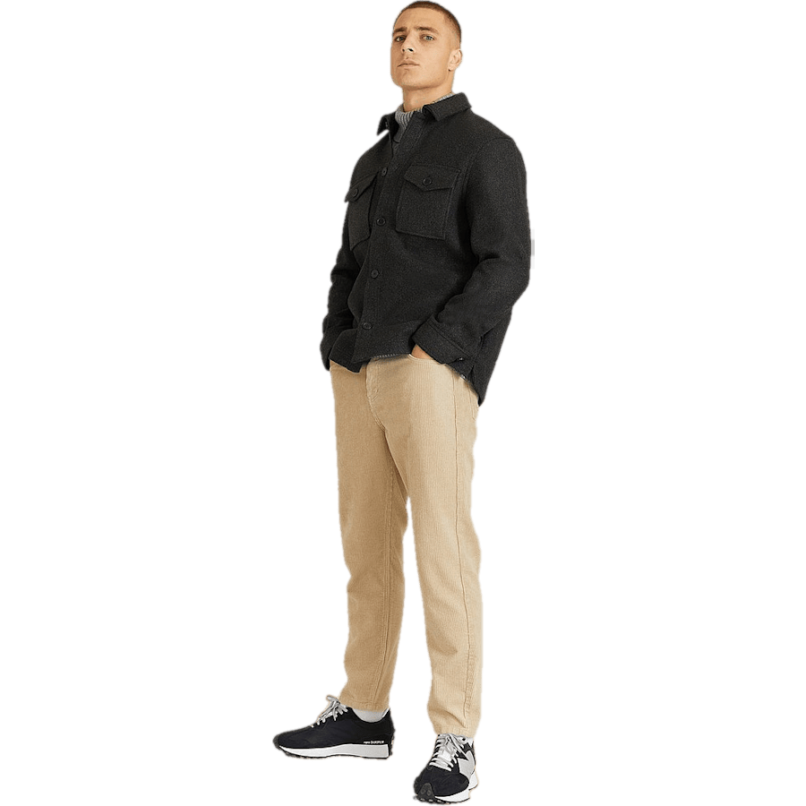 John Cable Roll Neck Greymelange